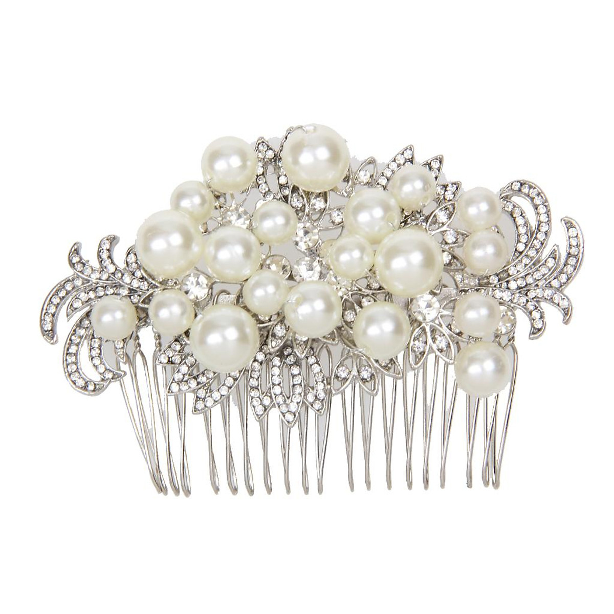 Mua Wedding Bridal Prom Crystal Pearl Hair Pin Clip Tiara Hair Comb Headpiece Mua Wedding Bridal Prom Crystal Pearl Hair Pin Clip Tiara Hair Comb Headpiece