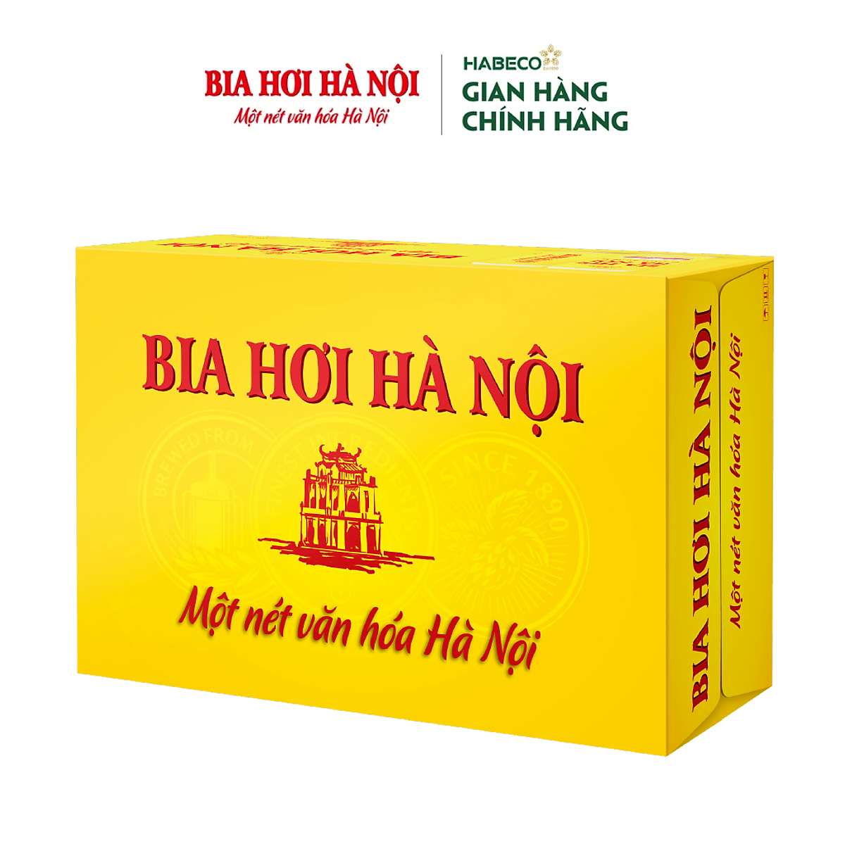 Bia Hơi Hà Nội - Thùng 24 lon 500ml