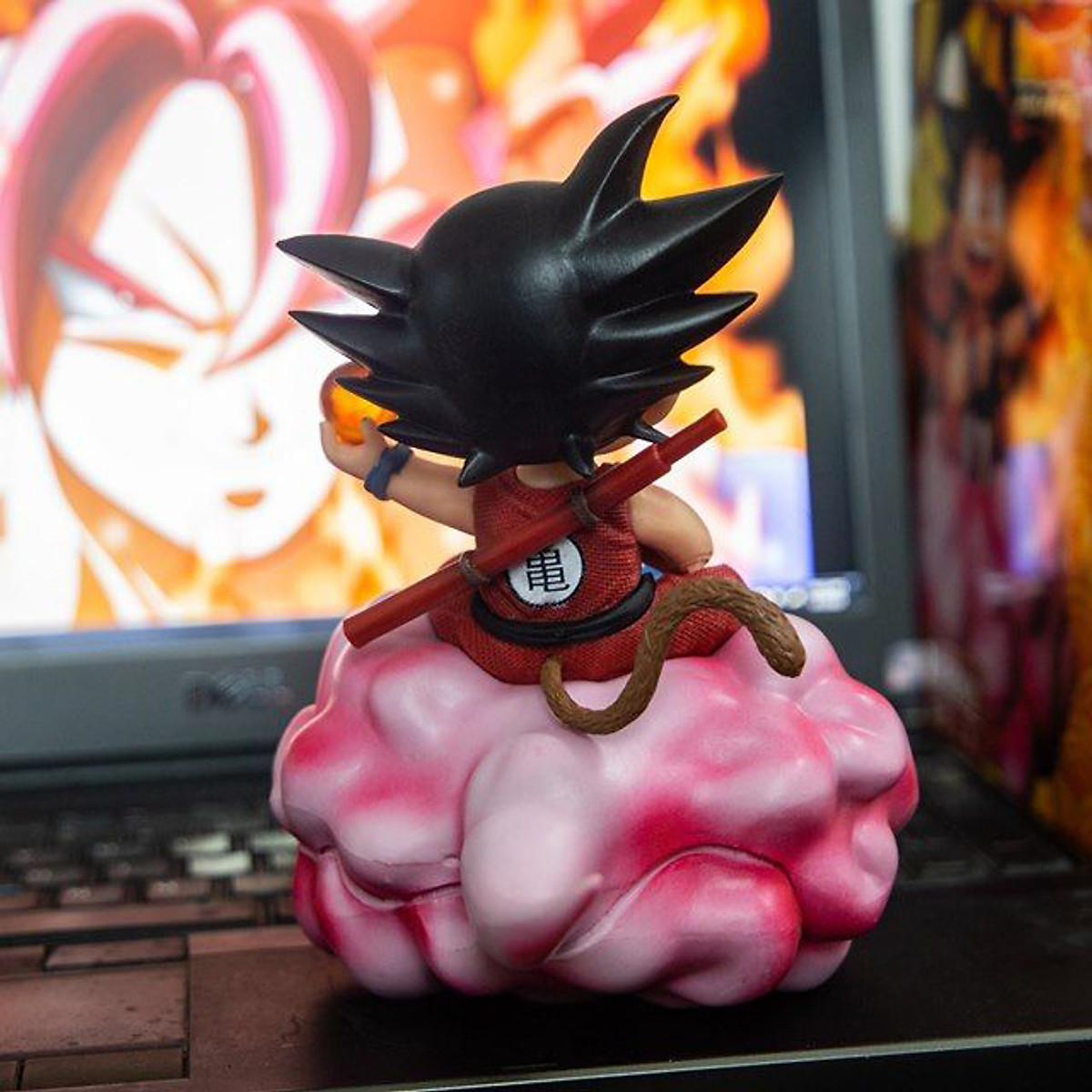 Mô hình Dragon Ball chibi nhân vật Goku cưỡi mây và Tàu Bảy Bảy trong 7  Viên Ngọc Rồng  Hàng WCF  Lazadavn