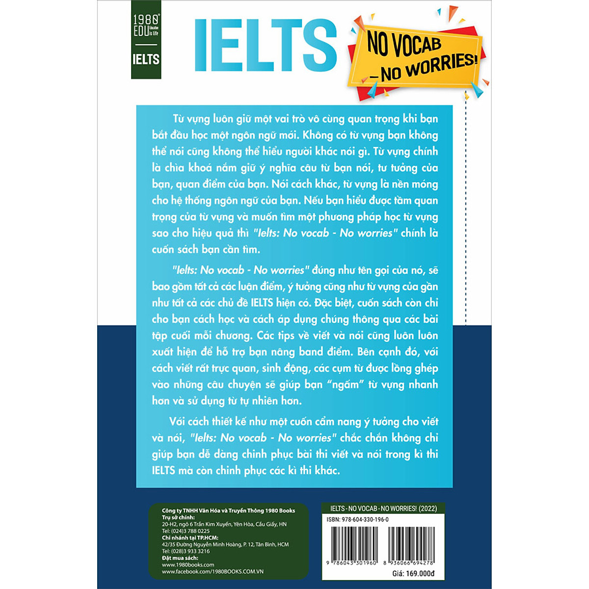 IELTS No Vocab - No Worries ! ( Tái Bản)