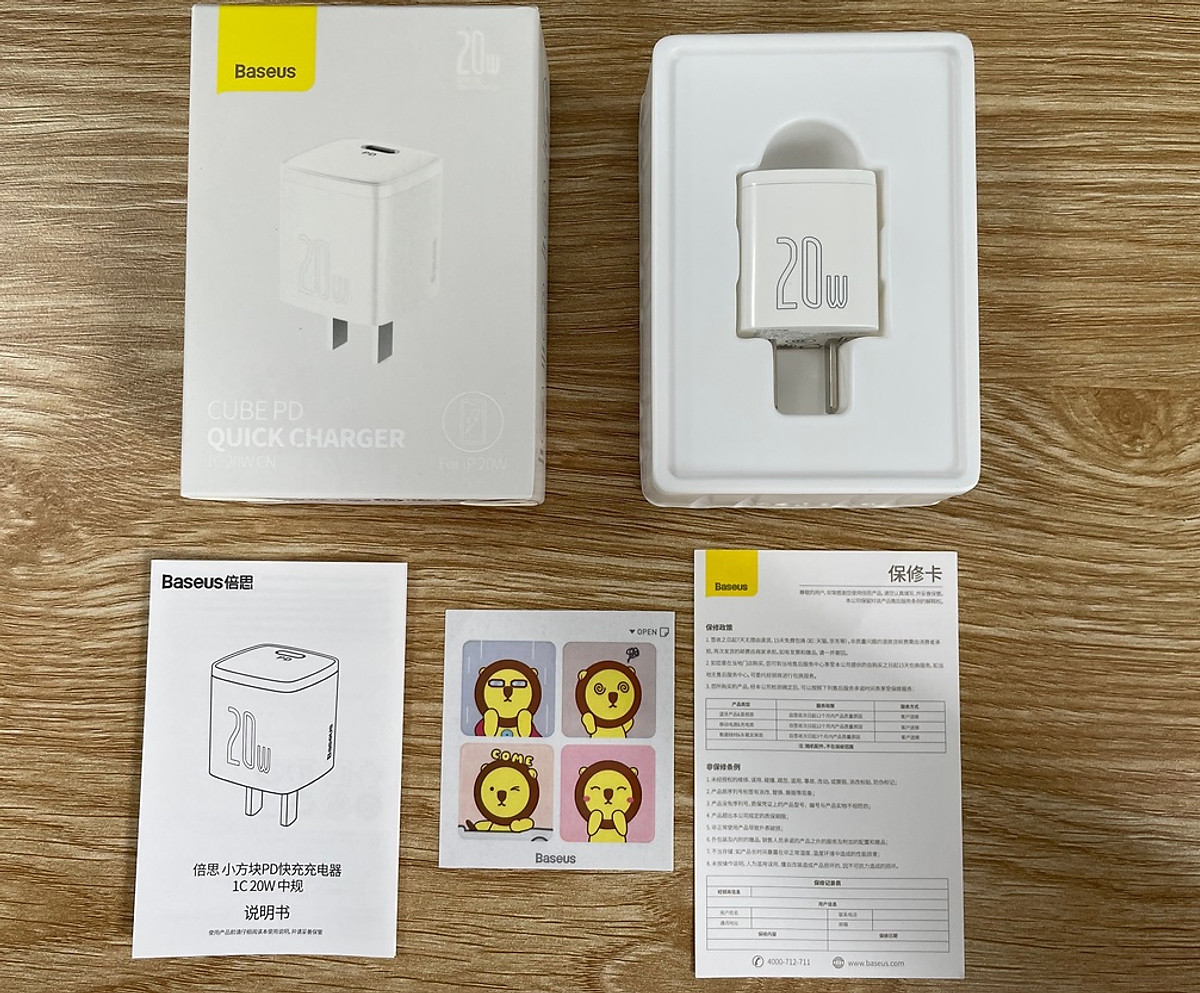 Sạc nhanh 20W cho iPhone và điện thoại Android - Baseus Super Si Quick Charger - Hàng chính hãng