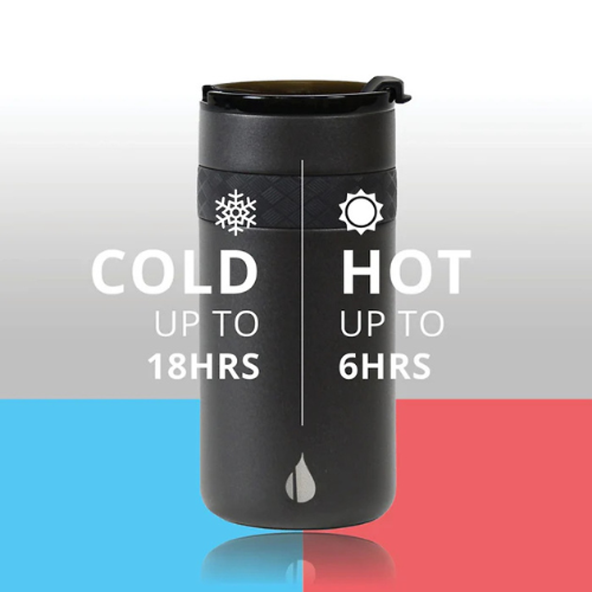 Ly Elemental DuoSip 350ml một trong hai vừa giữ nhiệt và làm mát bia, inox 304, an toàn sức khỏe