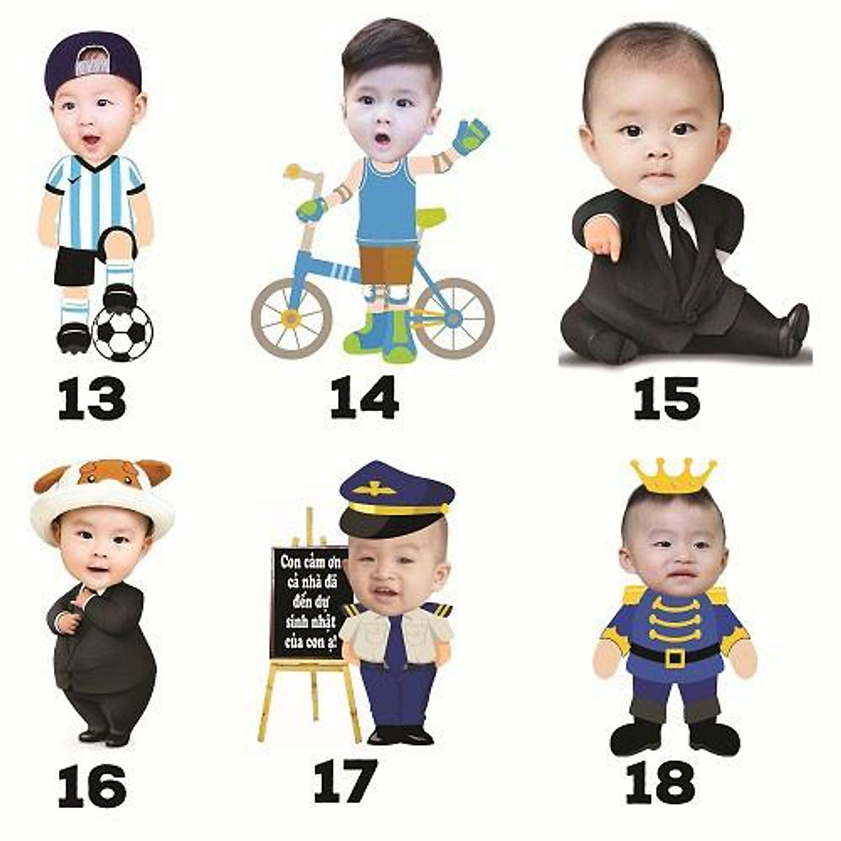 Hình chibi sinh nhật không tính tiền kiến thiết theo yêu cầu