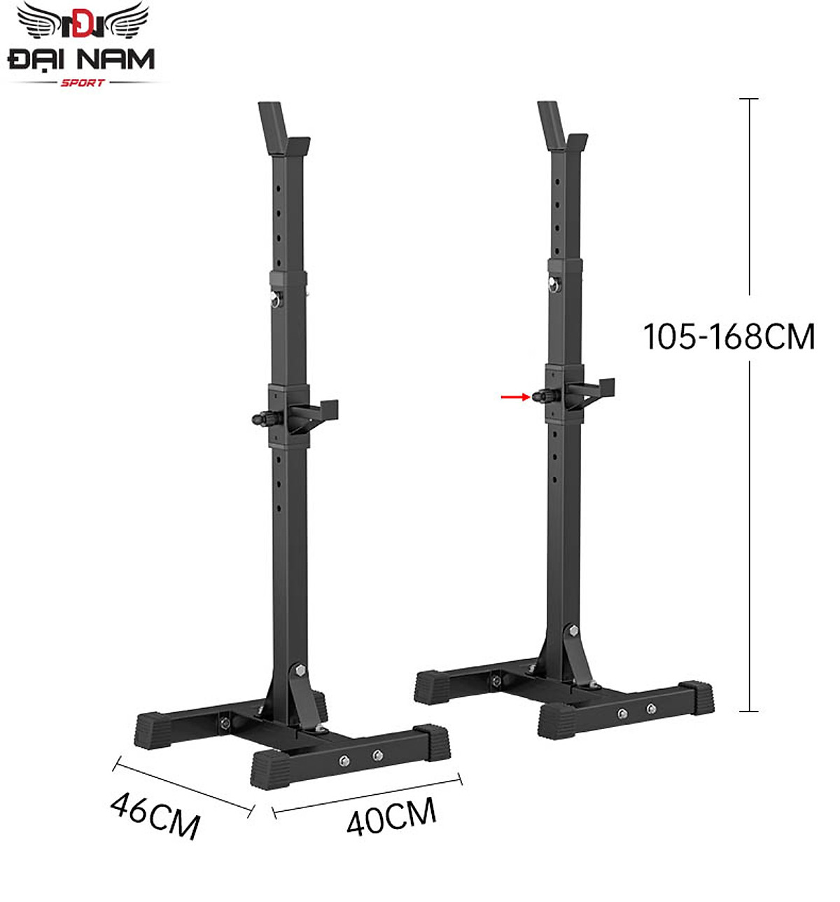 Khung Đỡ Tạ,Giá Đỡ Tạ Tập Gym GD165 Đại Nam Sport Cao Cấp