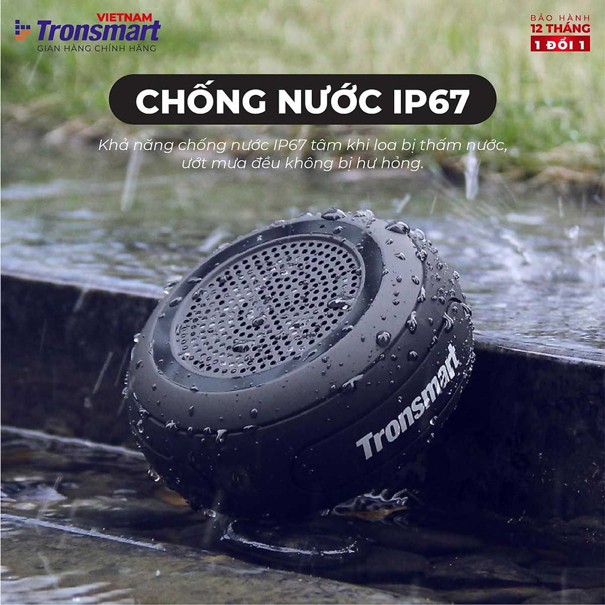 Mua Loa Bluetooth Tronsmart Element Splash Âm thanh vòm 360