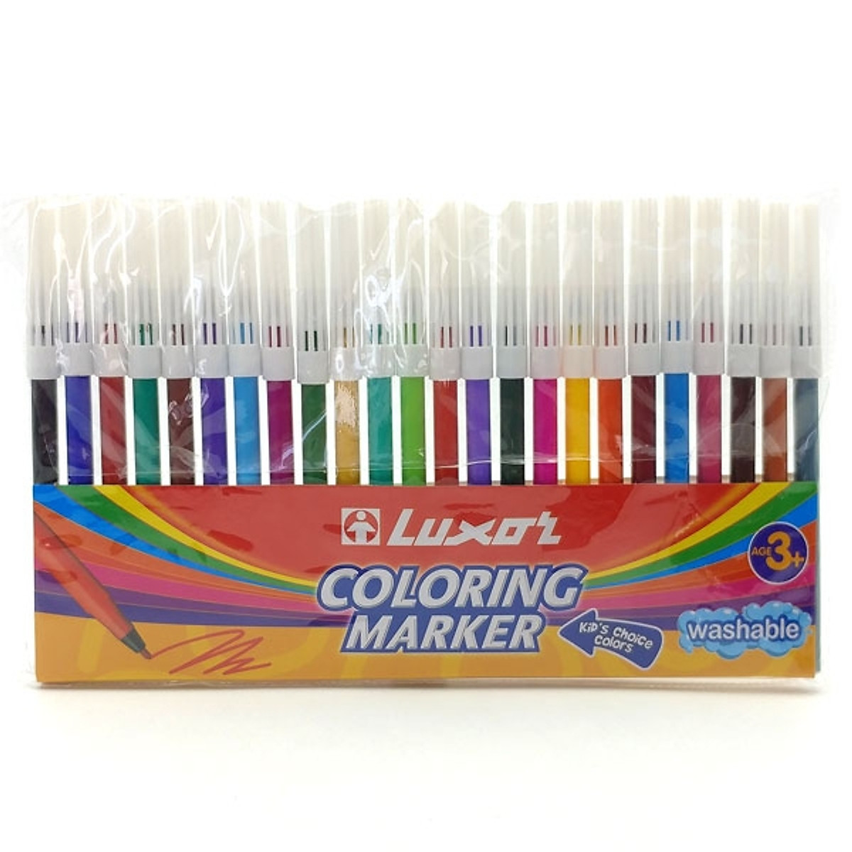 Multicolor Plastic Luxor Color Pens, For Drawing, Packaging Type: Packet