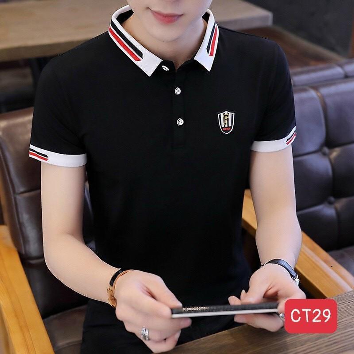 Mua Áo thun nam cổ bẻ ngắn tay cao cấp phong cách hàn quốc, áo thun polo nam MURADFASHION MSS75 - THUNNAMCT29,L tại Pg67 Fashion Mua Áo Thun Nam Cổ Bẻ Ngắn Tay Cao Cấp Phong Cách Hàn Quốc, Áo Thun Polo Nam Muradfashion Mss75 - Thunnamct29,L Tại Pg67 Fashion