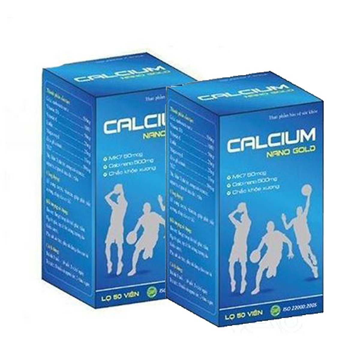 Hai hộp Calcium Nano Gold dinh dưỡng dành cho người lớn