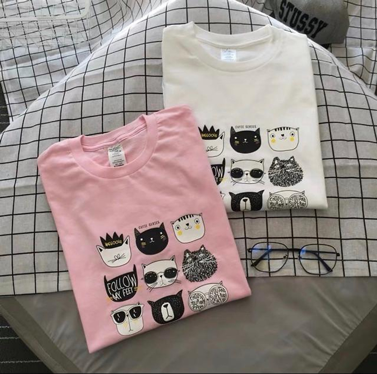 [BIG SALE Áo mèo ngầu siêu cute 2 màu cực đẹp