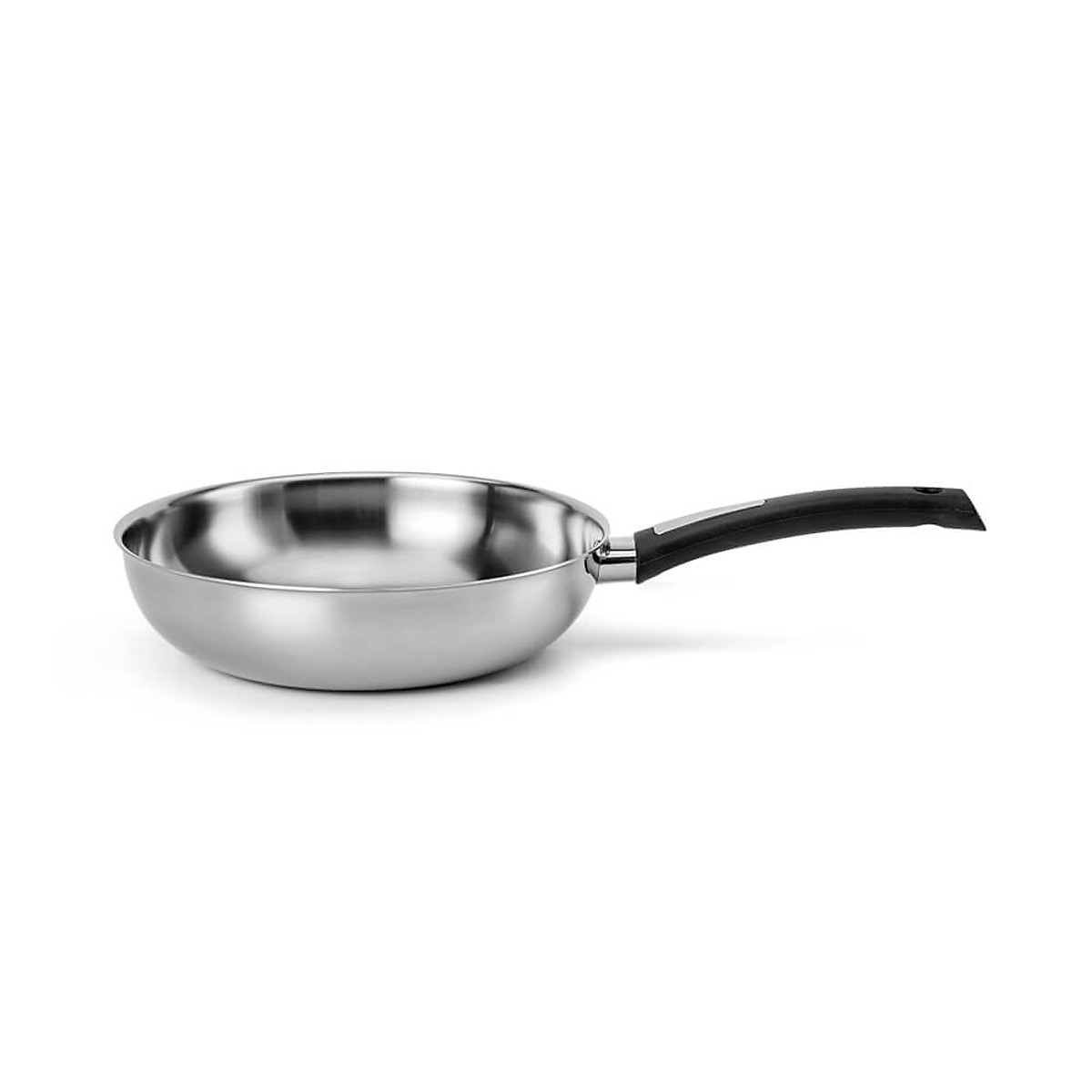 Chảo sâu lòng inox nguyên khối Elmich Basic EL-2842IN - Hàng chính hãng