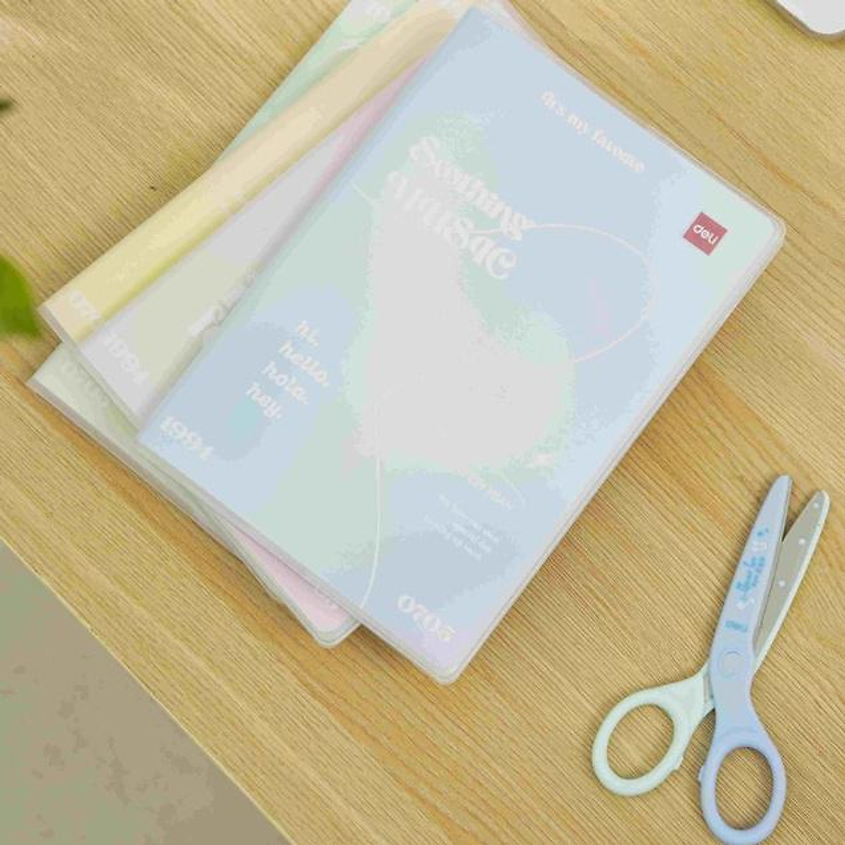 Sổ Ghi Chép Văn Phòng Bìa Nhựa Chống Nước Màu Pastel Deli - Phù Hợp Làm Sổ Kế Hoạch Planner, Nhật Kí, Tập Vở Ghi Chép Bullet Journal - EN154