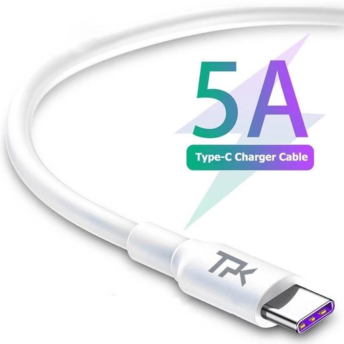 Dây cáp sạc nhanh type C 5A 40W 1m/1,5m - USB type C fast charger cable - TPK - Trí Phụ Kiện
