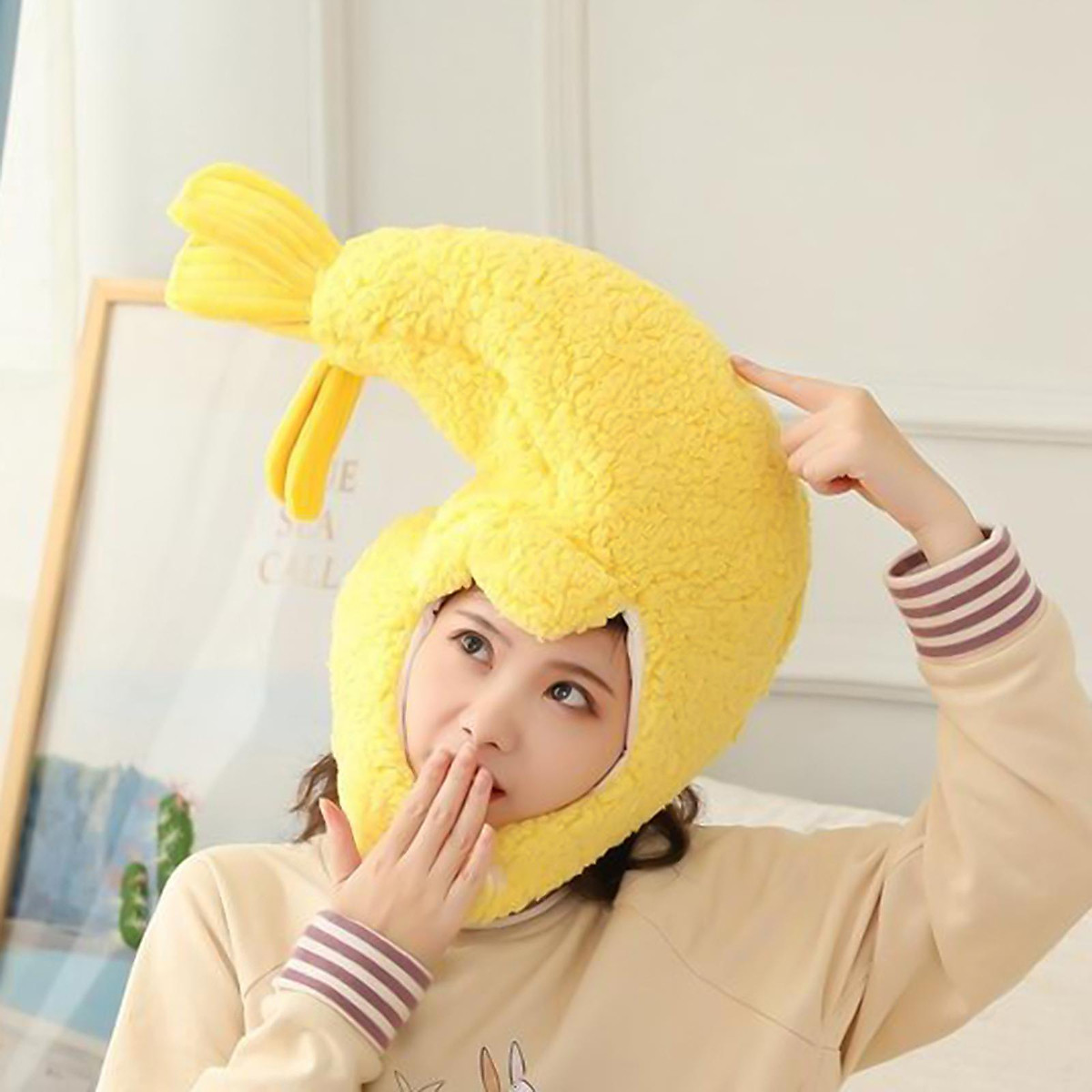 Mua Cartoon Animal Hats Costume Headwear Plush Hat Headband Earflap Cap Photo Props tại Magideal2 Mua Cartoon Animal Hats Costume Headwear Plush Hat Headband Earflap Cap Photo Props tại Magideal2
