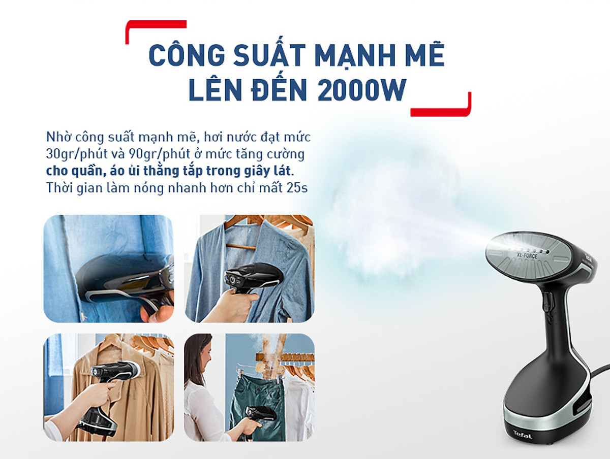 Bàn ủi cầm tay Tefal DT8230E1 - Hàng chính hãng