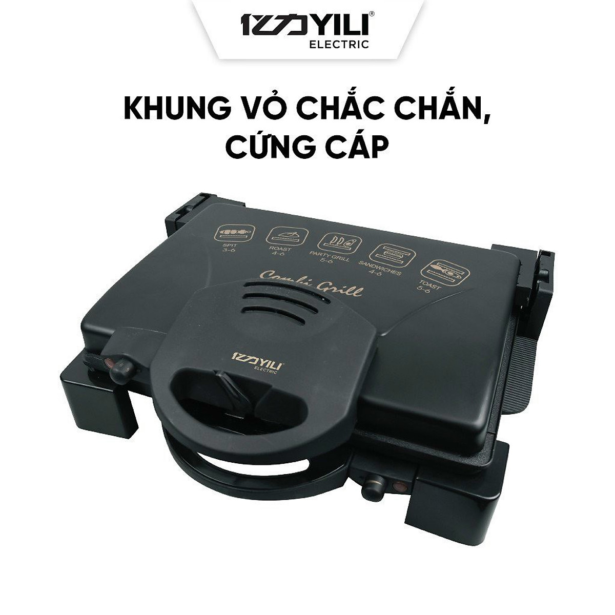 Mua Máy Kẹp Nướng Bánh Mỳ YiLi Y2688 - Hàng Chính Hãng tại PhucKhangshop | Tiki