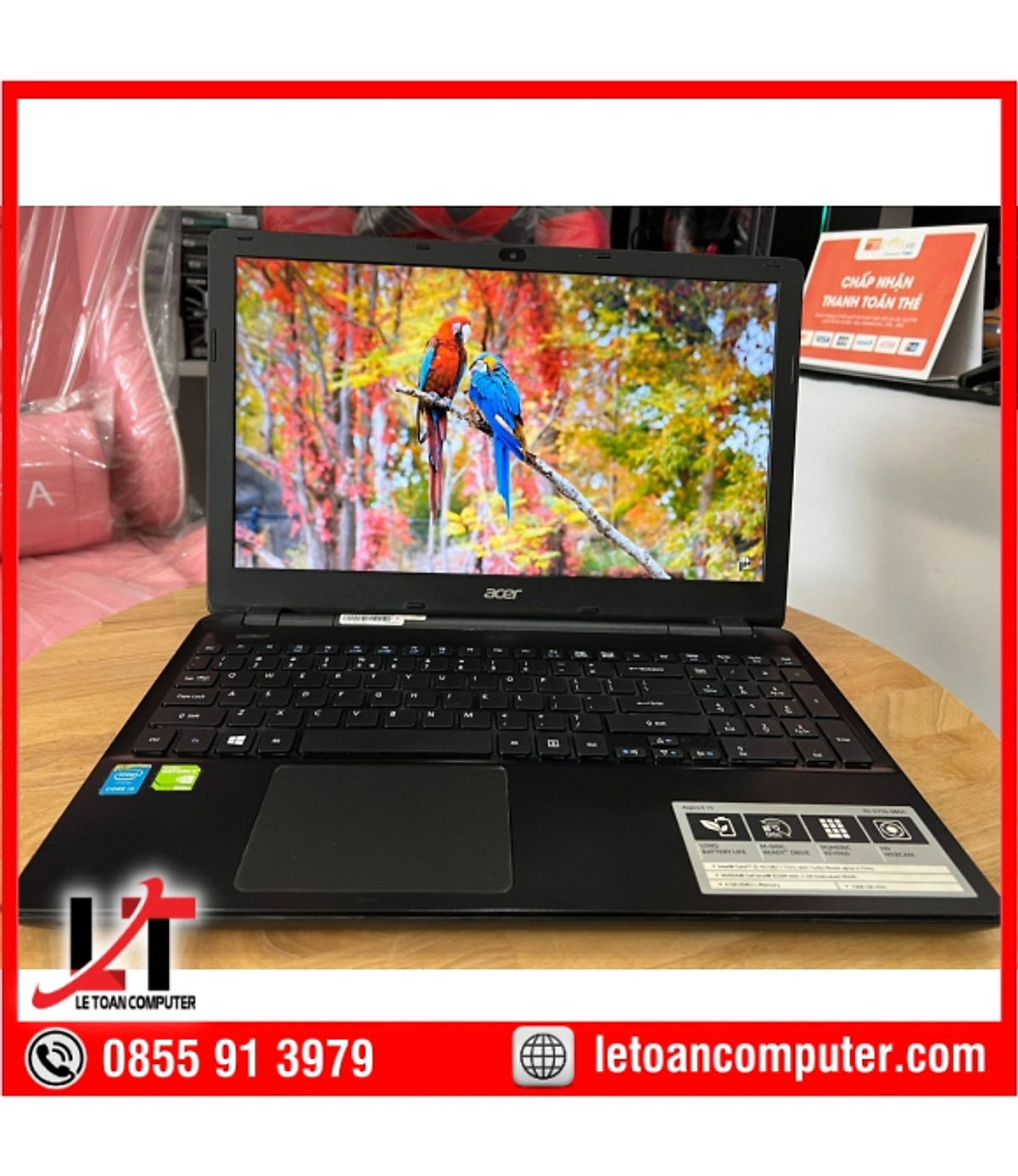 Mua Laptop Acer E5 571g 56ch Core I5 4120u4gb128gb156 Hàng Chính Hãng 6580