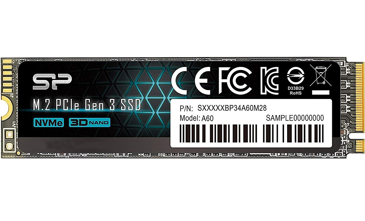 Ổ cứng SSD Silicon Power 256GB PCIe Gen3 x4 P34A60 SP256GBP34A60M28 - Hàng Chính Hãng