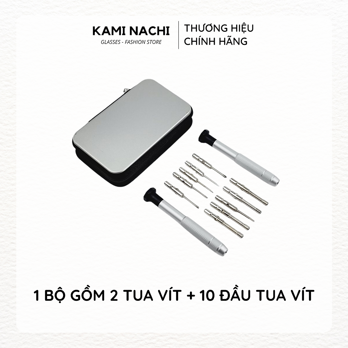 Bộ 2 tua vít cao cấp nhiều đầu chuyên dụng KAMI NACHI sửa mắt kính, đồng hồ, phụ kiện