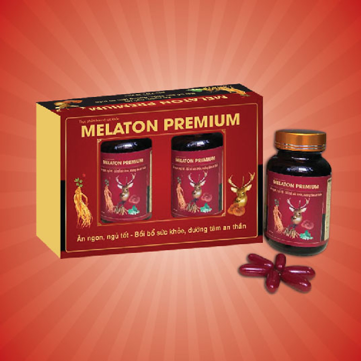 ĂN NGON NGỦ TỐT MELATON PREMIUM BỒI BỔ SỨC KHỎE VÀ MANG LẠI GIẤC NGỦ SÂU