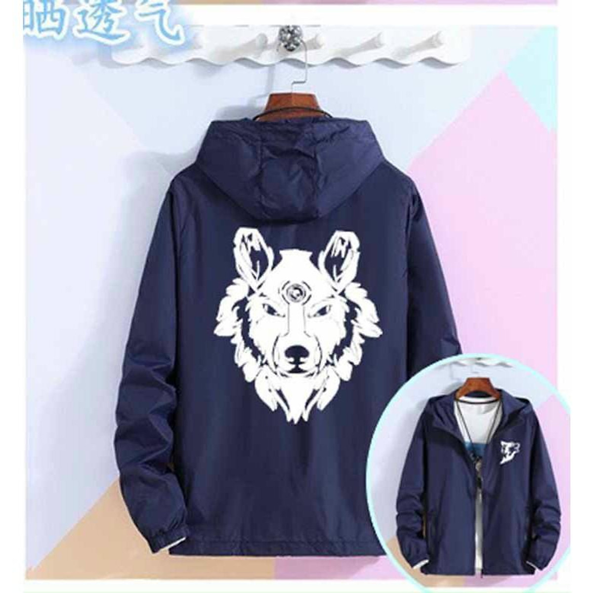 Áo khoác dù nam nữ phát sáng vải 2 lớp chất xịn, dày dặn, y ảnh (soi) Áo Khoác Dù Nam Nữ Phát Sáng Vải 2 Lớp Chất Xịn, Dày Dặn, Y Ảnh (Soi)