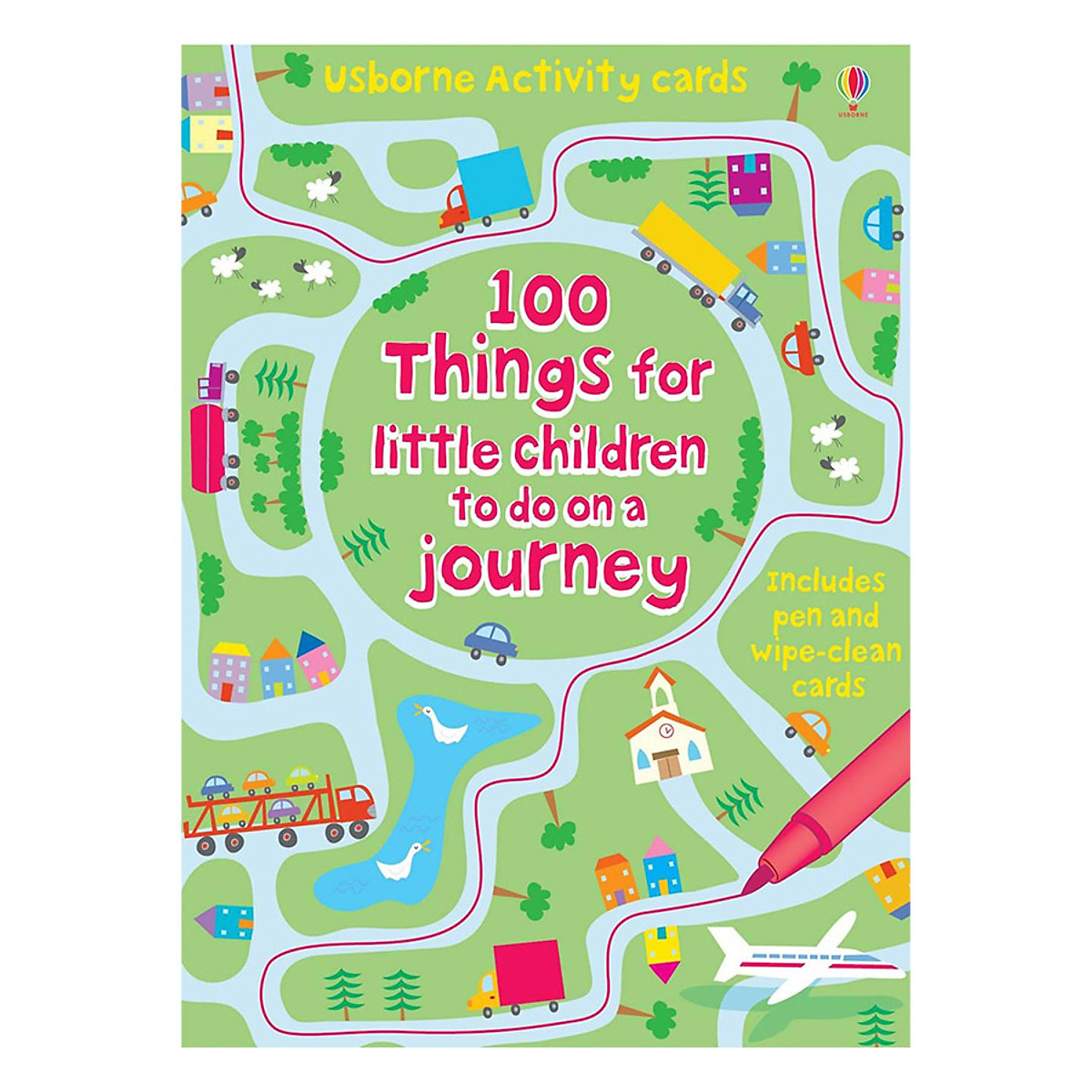 Flashcards tiếng Anh - Usborne 100 Things for little children to do on a journey
