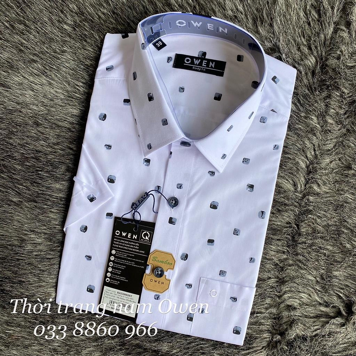 Giảm giá Owen áo sơ mi ngắn tay owen 90600 100 nano siêu mát áo sơ mi owen BeeCost #41 Giảm giá Owen áo sơ mi ngắn tay owen 90600 100 nano siêu mát áo sơ mi owen BeeCost