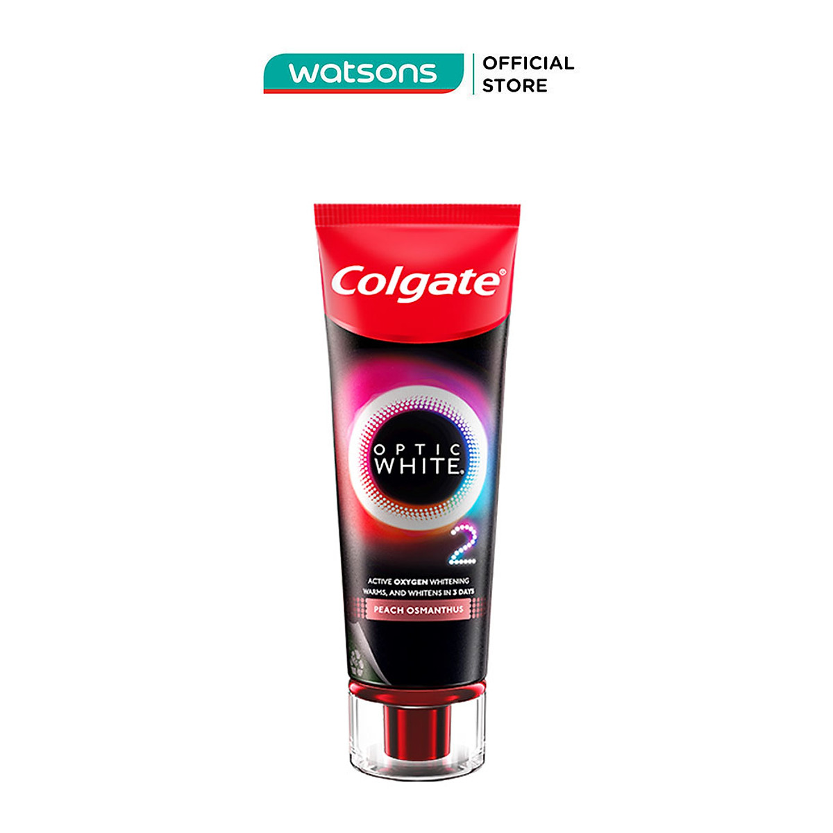 Kem Đánh Răng Colgate Optic White O2 Peach Osmanthus 85g