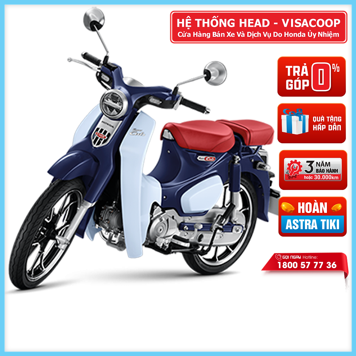 Xe máy Honda Super CUB C125 Phiên bản Tiêu chuẩn - Xe số