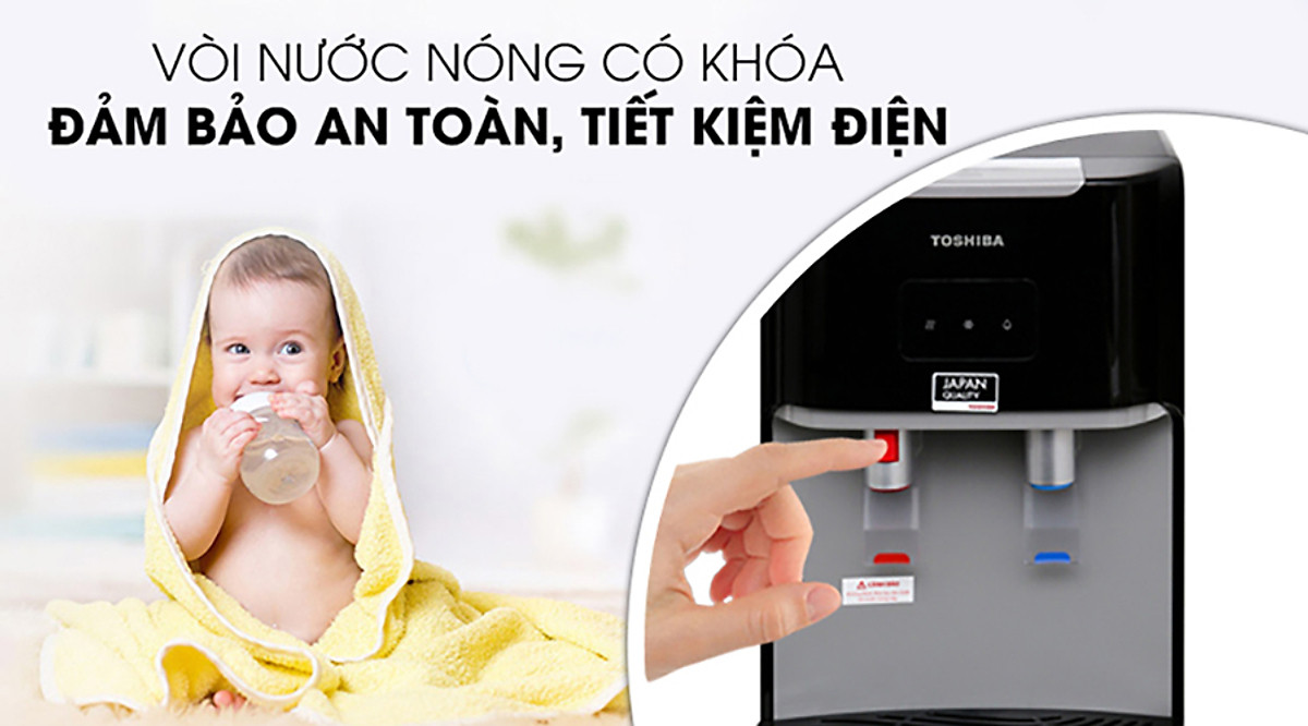 Máy Nước Nóng Lạnh Toshiba RWF-W1669BV(K1) 650W - Hàng chính hãng