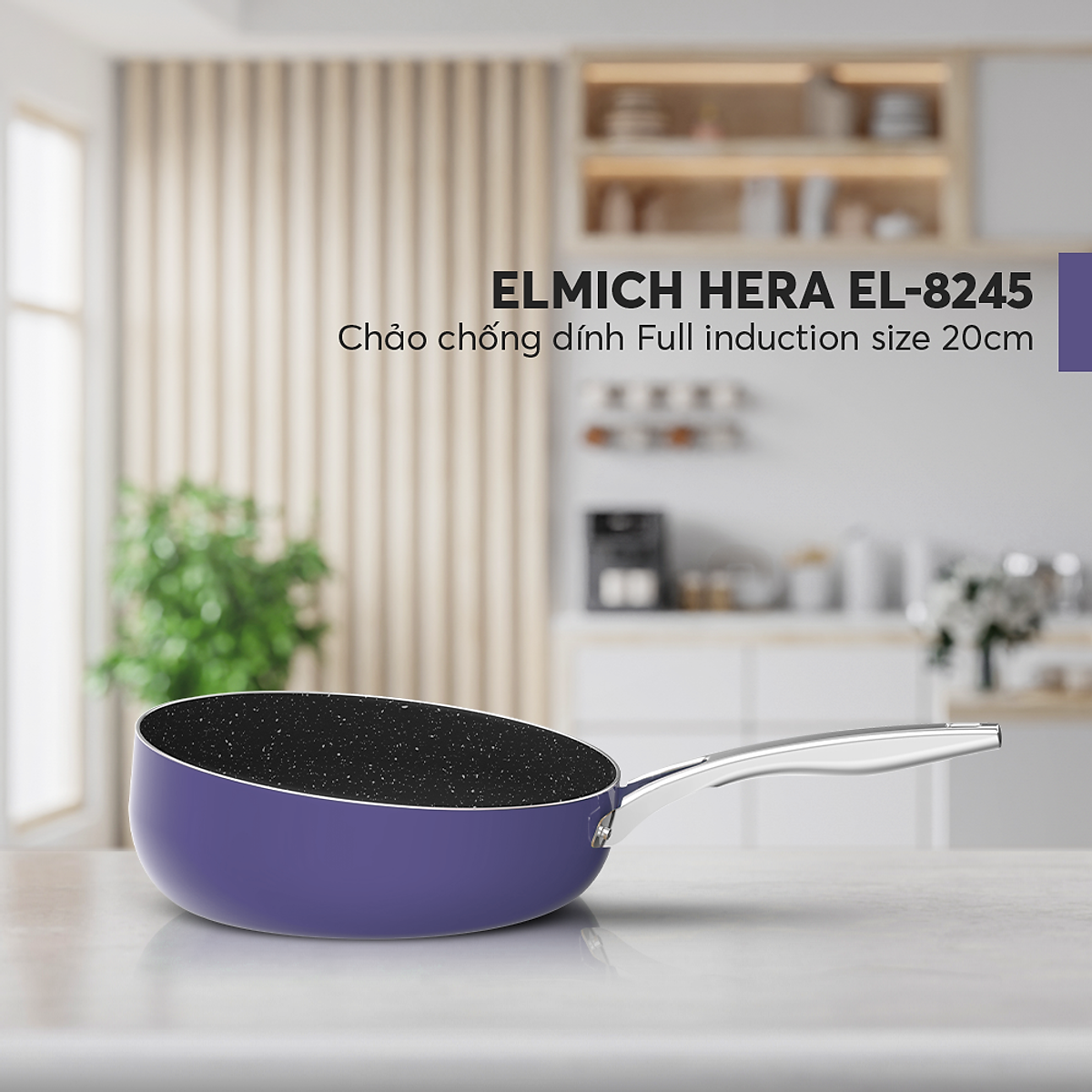Chảo chống dính Full induction Elmich Hera