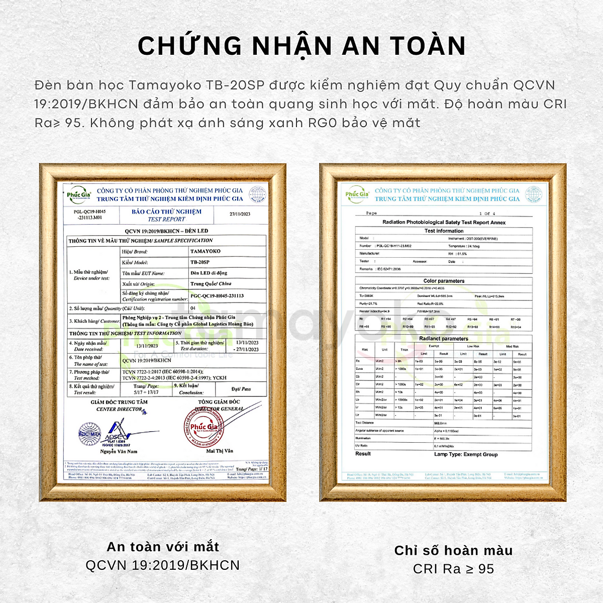 Đèn Bàn Học Chống Cận, Khử Ánh Sáng Xanh Tamayoko TB-20. Ánh Sáng Ổn Định Không Nhấp Nháy 3 Chế Độ Ánh Sáng Bảo Vệ Mắt