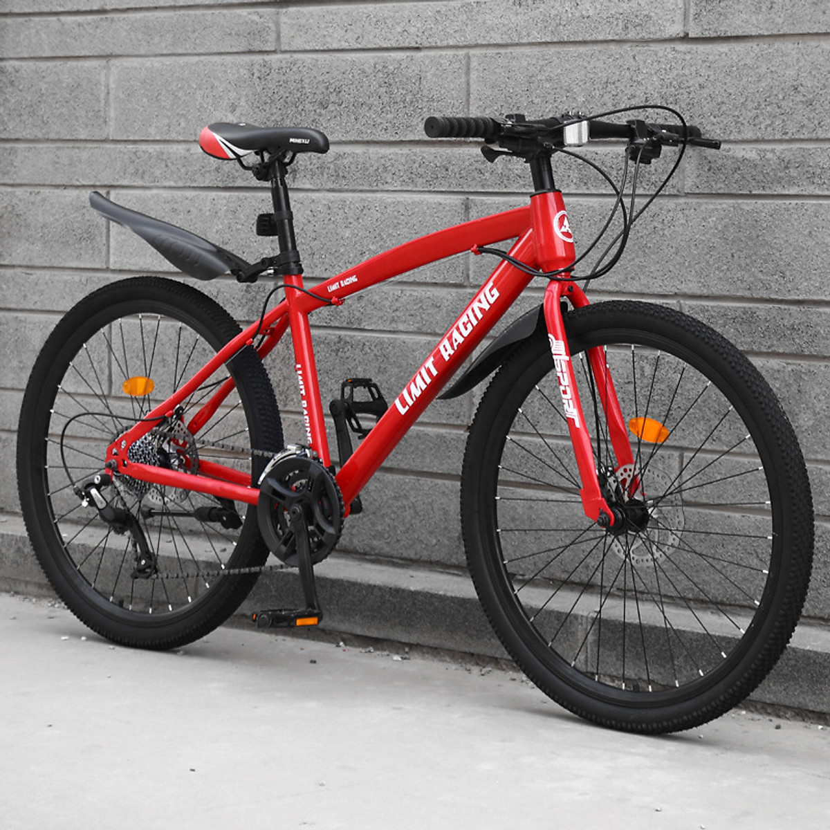 Xe đạp touring, xe đạp đường phố Limit Racing 26inch - Tặng chuông, bình nước, chắn bùn trước sau, đồ lắp xe