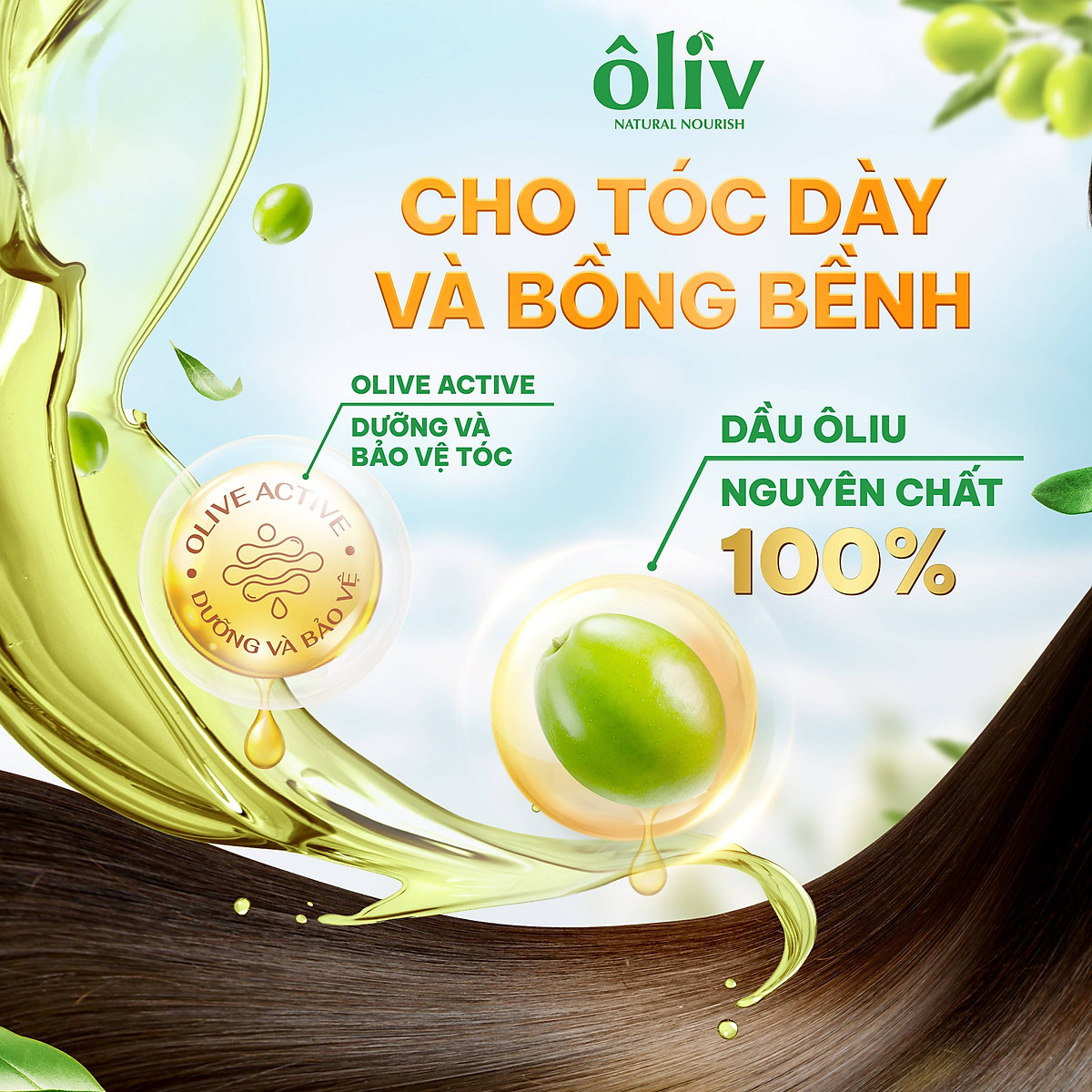 DẦU GỘI OLIV 650ML