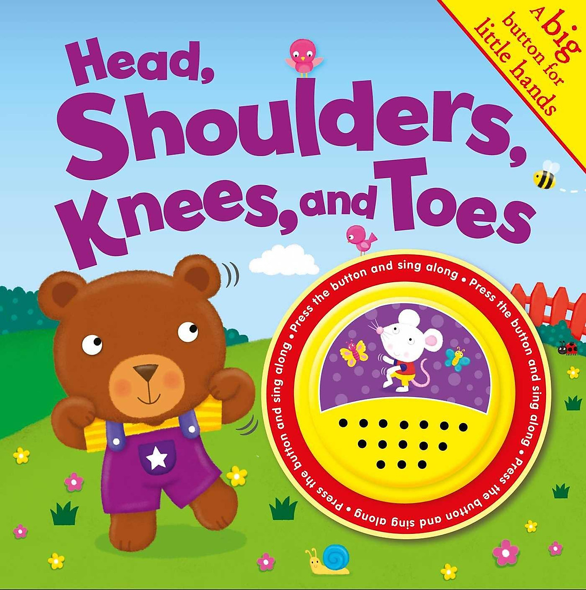 Head, Shoulders, Knees, and Toes (Sound Book): A Big Button for Little Hands