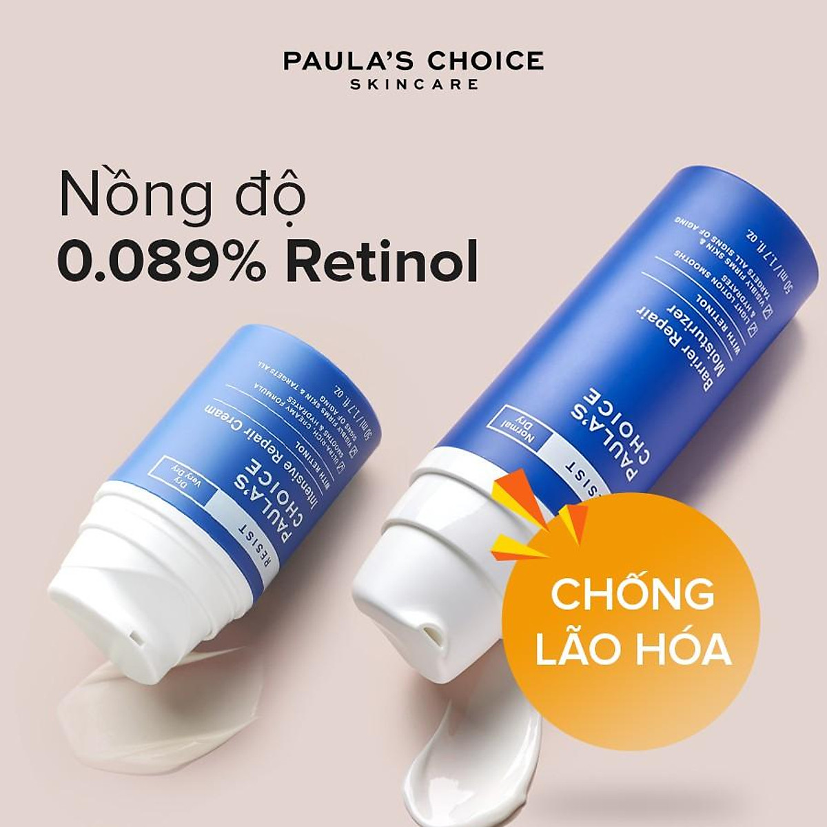 Kem dưỡng tái tạo da chống lão hóa chứa Retinol Paula's Choice Resist