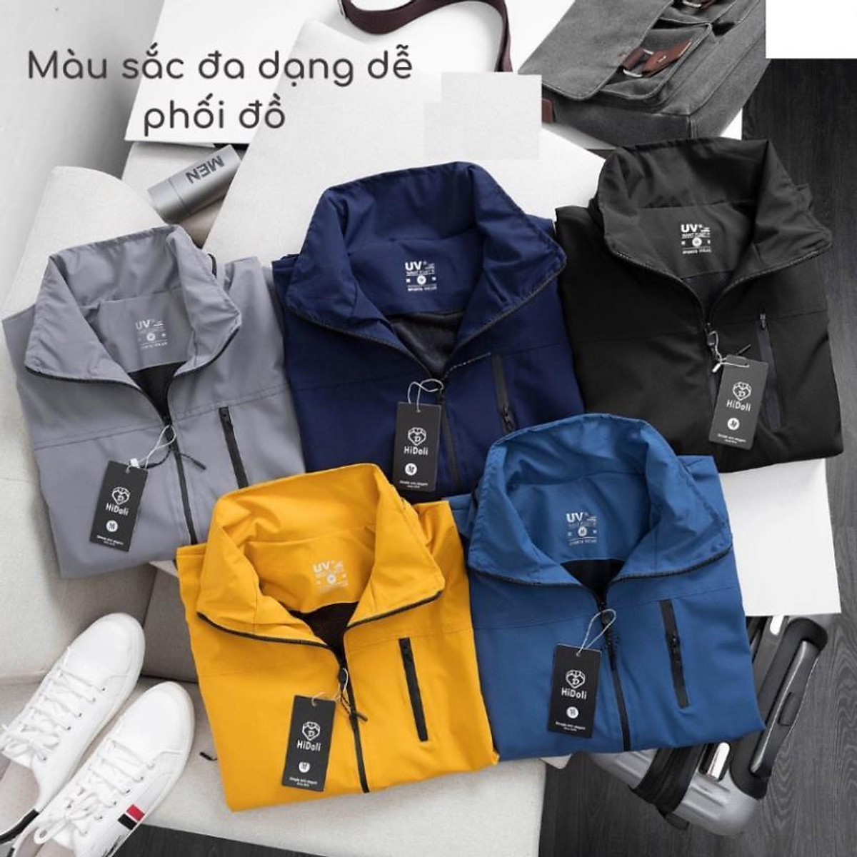 Áo khoác gió 3 khóa lót lưới chống nước cho cả nam và nữ Áo Khoác Gió 3 Khóa Lót Lưới Chống Nước Cho Cả Nam Và Nữ