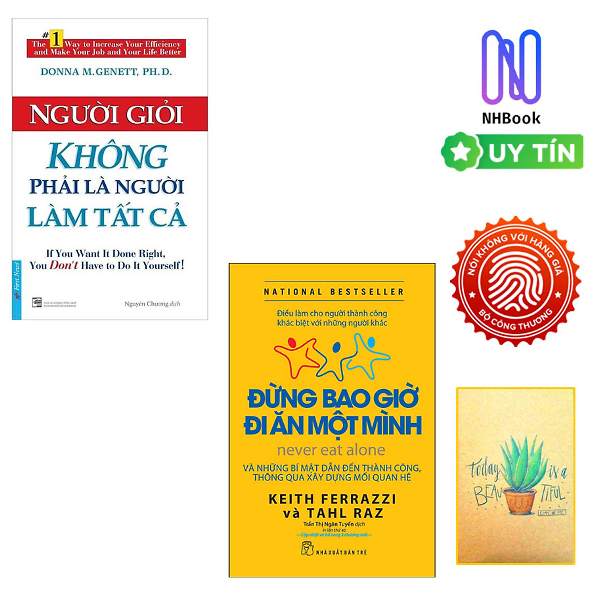 Combo 2 cuốn sách kiến thức giúp bạn vững bước đến thành công: Người Giỏi Không Phải Là Người Làm Tất Cả + Đừng Bao Giờ Đi Ăn Một Mình/ Bộ sách kinh tế hay nhất