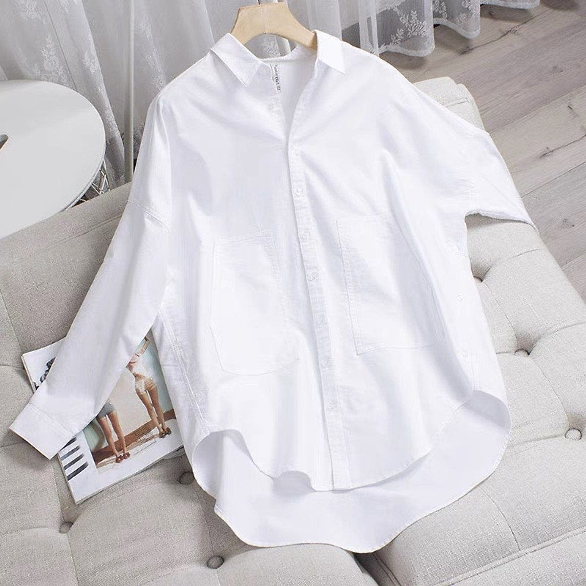 Áo sơ mi nữ tay ngắn viền ren voan đũi  Kho Hàng Sỉ ANN