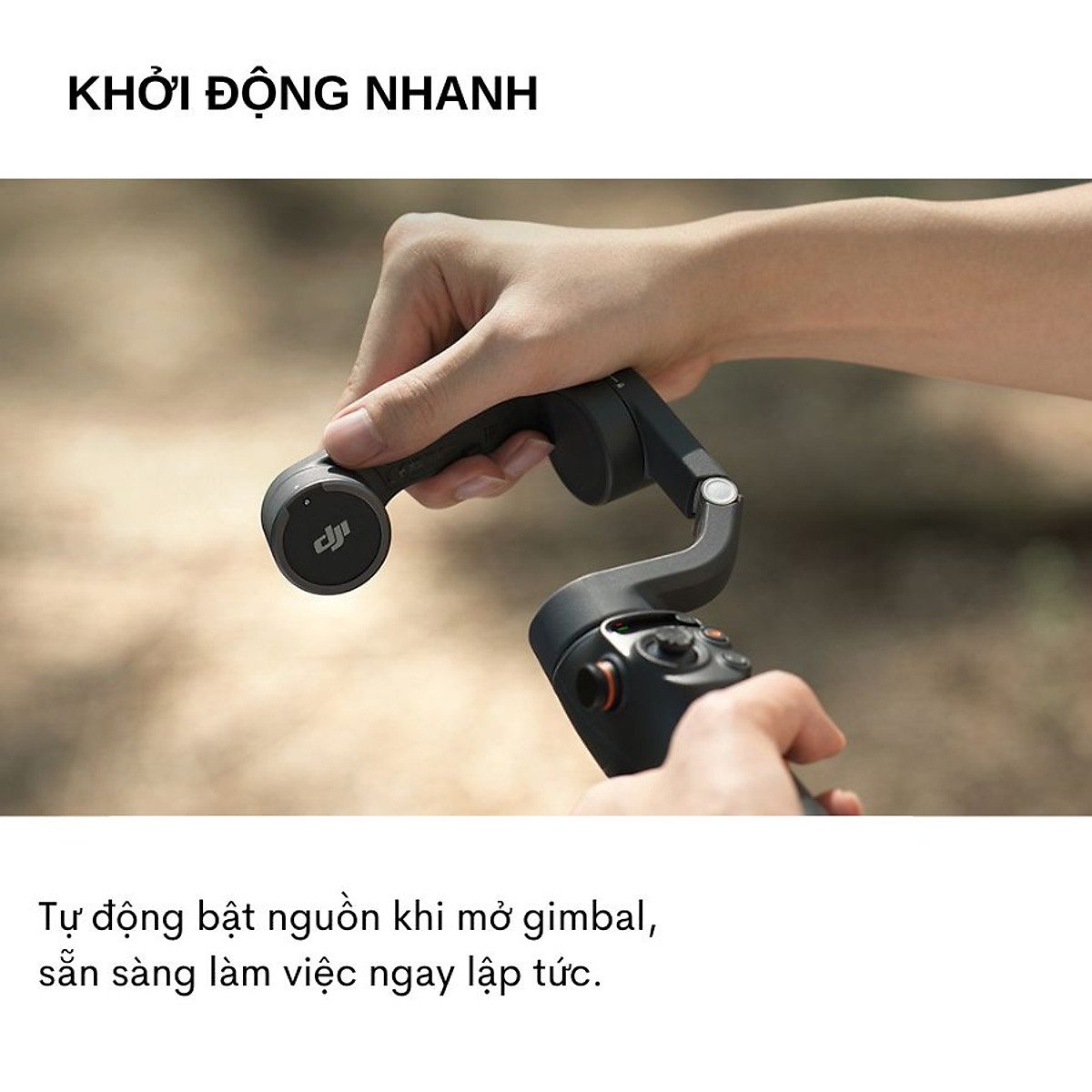 Gimbal DJI Osmo Mobile 6 - Tay cầm chống rung điện thoại với 3 trục ổn định kết hợp khả năng active track 5.0 phiên bản nâng cấp - Hàng nhập khẩu