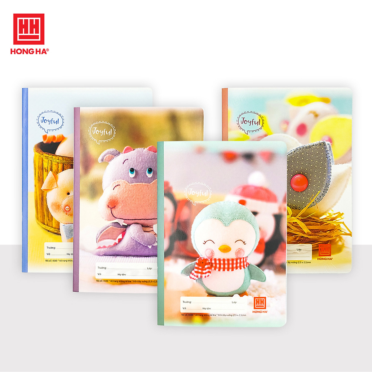 Vở Ô ly 48 trang Joyful 0586 (20 quyển)