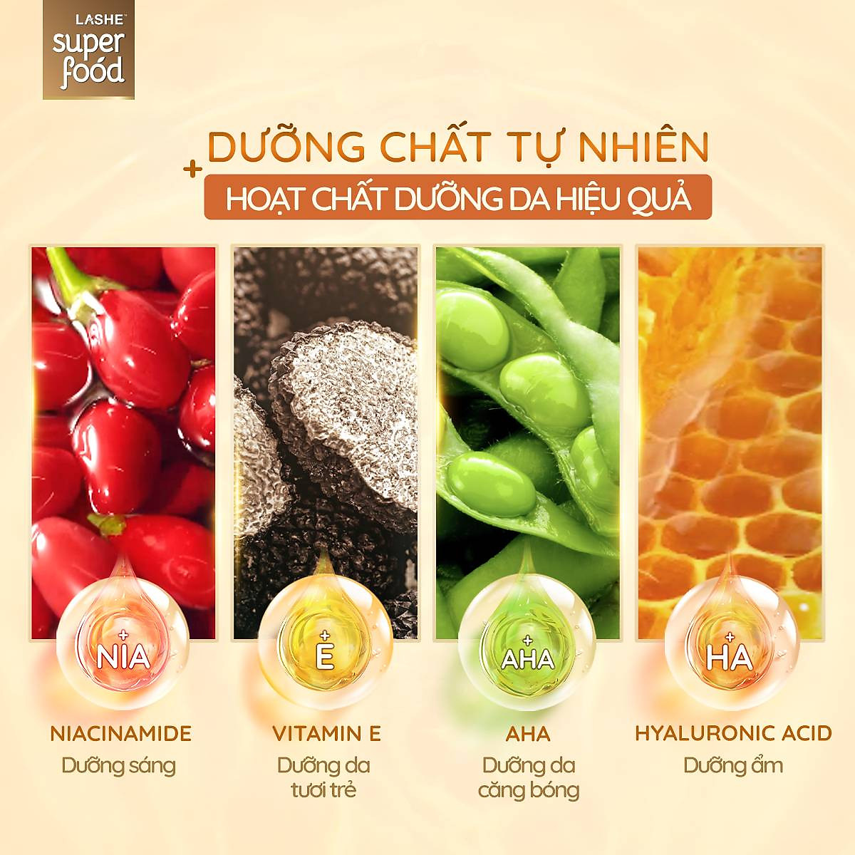 SỮA TẮM LASHE SUPERFOOD 610G