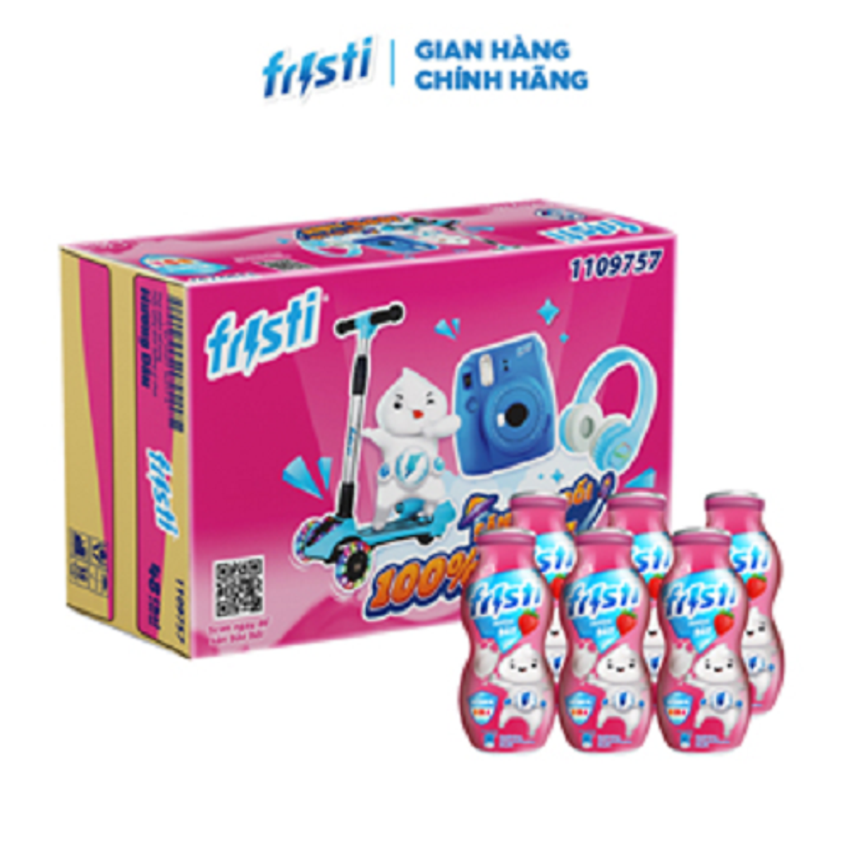 Thùng Fristi Hương Dâu 48x80ml