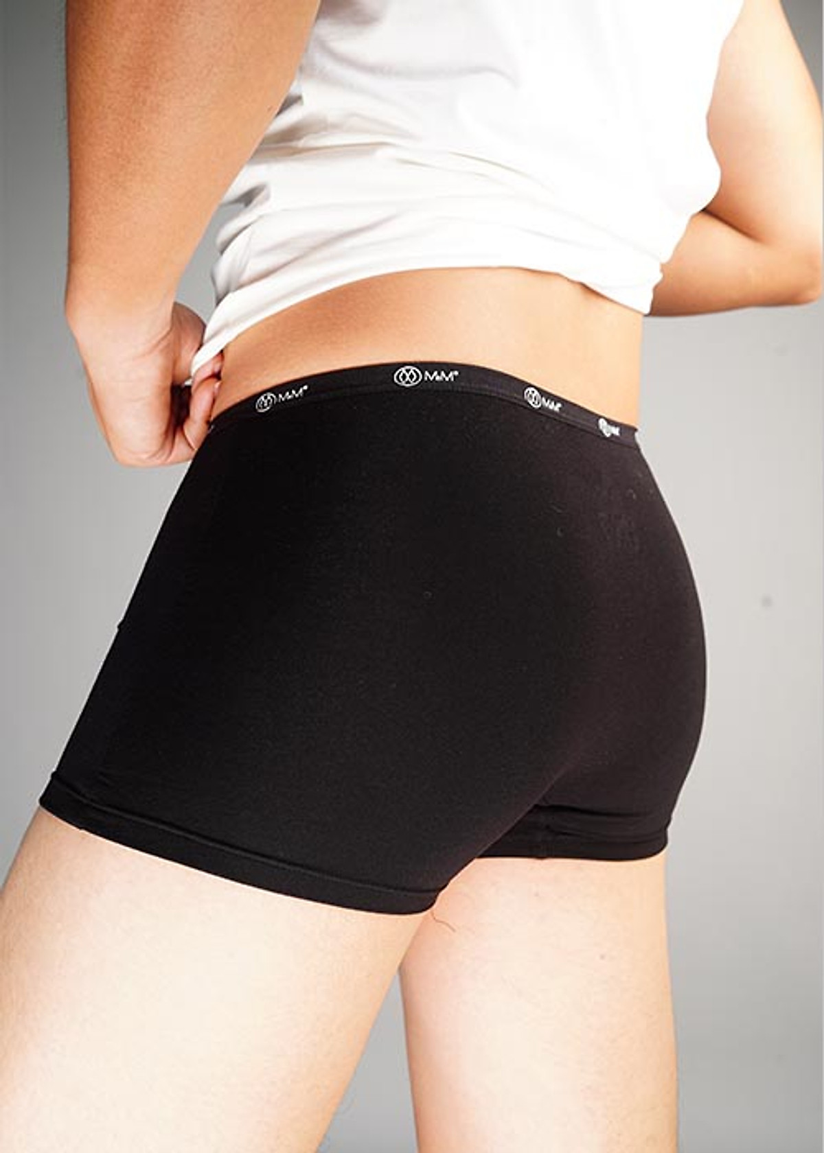 Combo 4 quần lót nam Boxer sợi cạp 1cm sợi tre tự nhiên mềm mịn thấm hút mồ hôi, co giãn 4 chiều MRM Manlywear - Màu ngẫu nhiên
