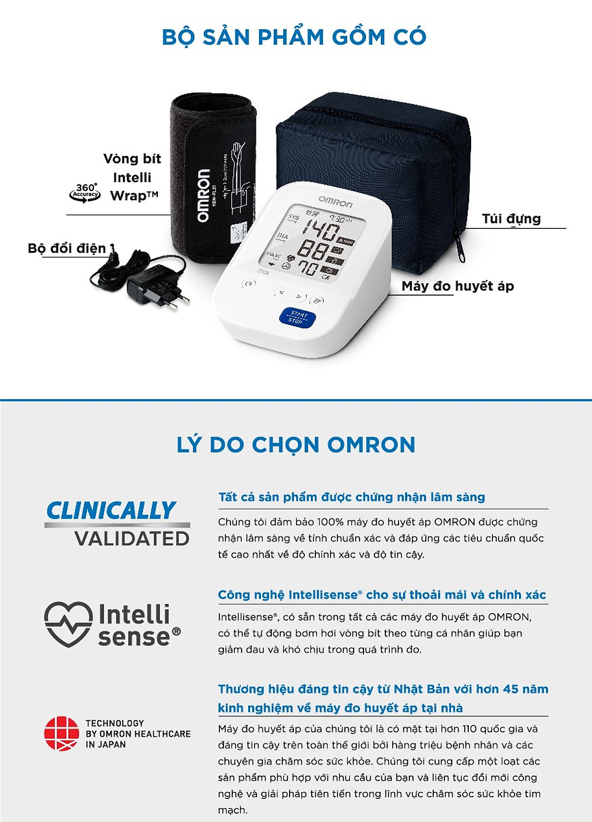 Máy Đo Huyết Áp OMRON HEM-7156T-A Kèm Adapter Chính Hãng - Kết Nối Điện Thoại Máy Đo Huyết Áp OMRON HEM-7156T-A Kèm Adapter Chính Hãng - Kết Nối Điện Thoại