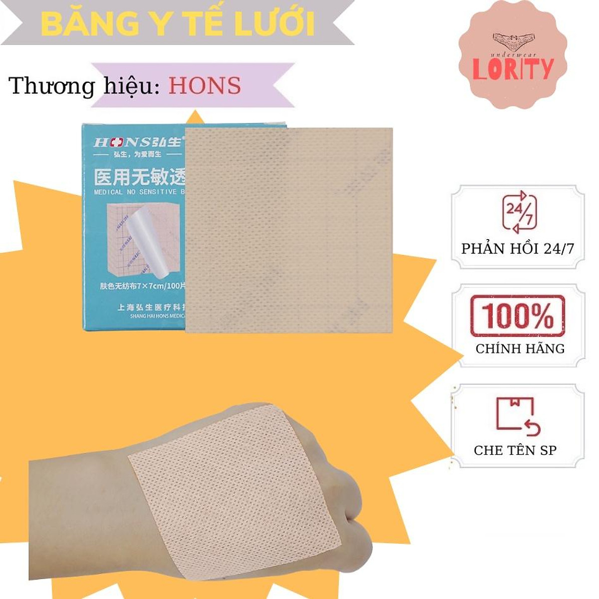 Miếng Dán Ngực, Keo Dán Ngực Tomboy , Keo Y Tế Miếng Cắt Sẵn 10cmx12cm Lority
