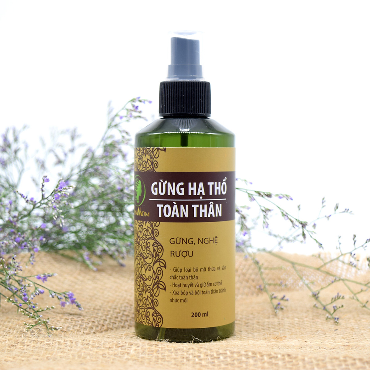 Gừng toàn thân hạ thổ giữ ấm cơ thể, lưu thông khí huyết, giảm đau nhức Wonmom 200ml