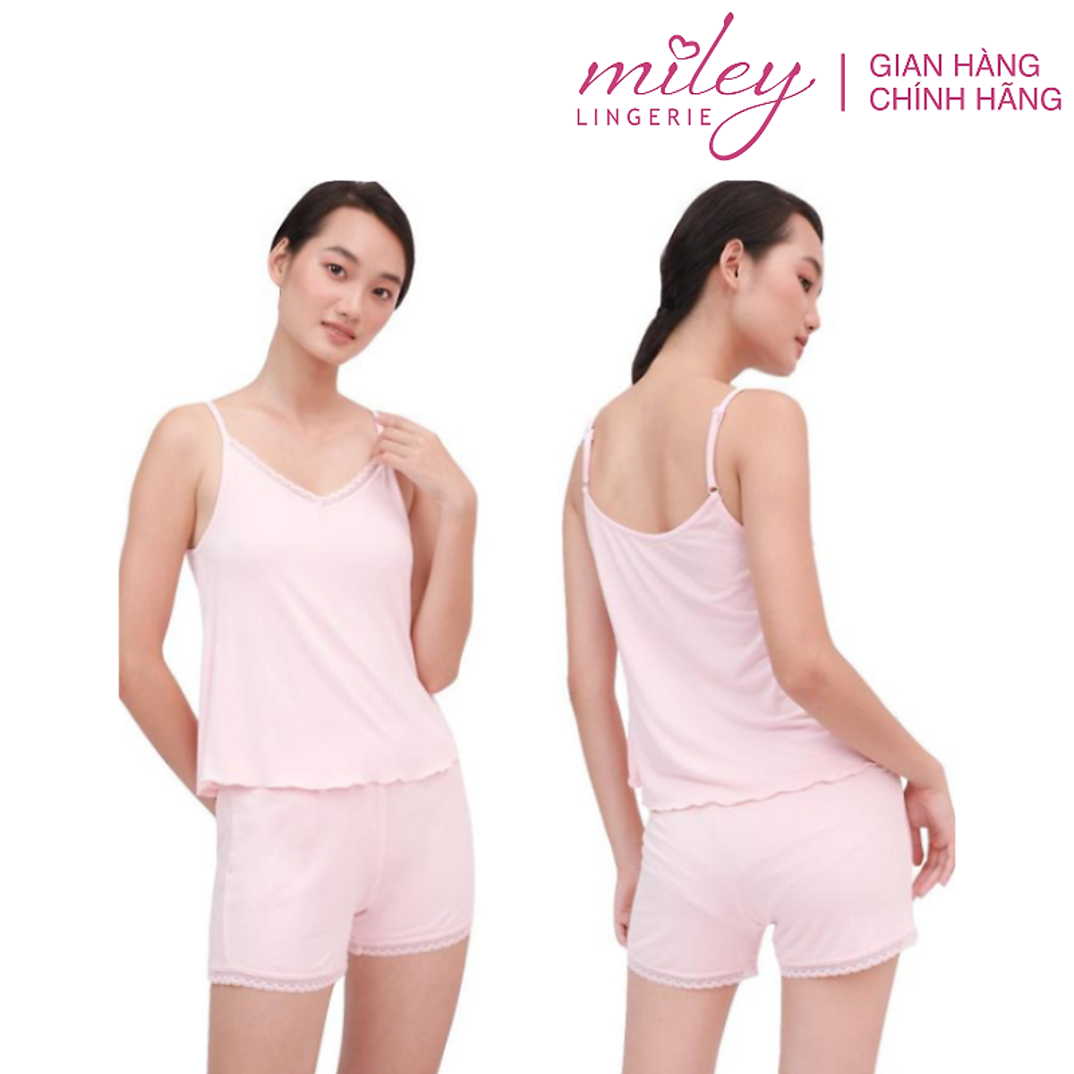 Đồ Bộ Nữ Mặc Nhà 2 Dây Modal Miley Lingerie DBD1212