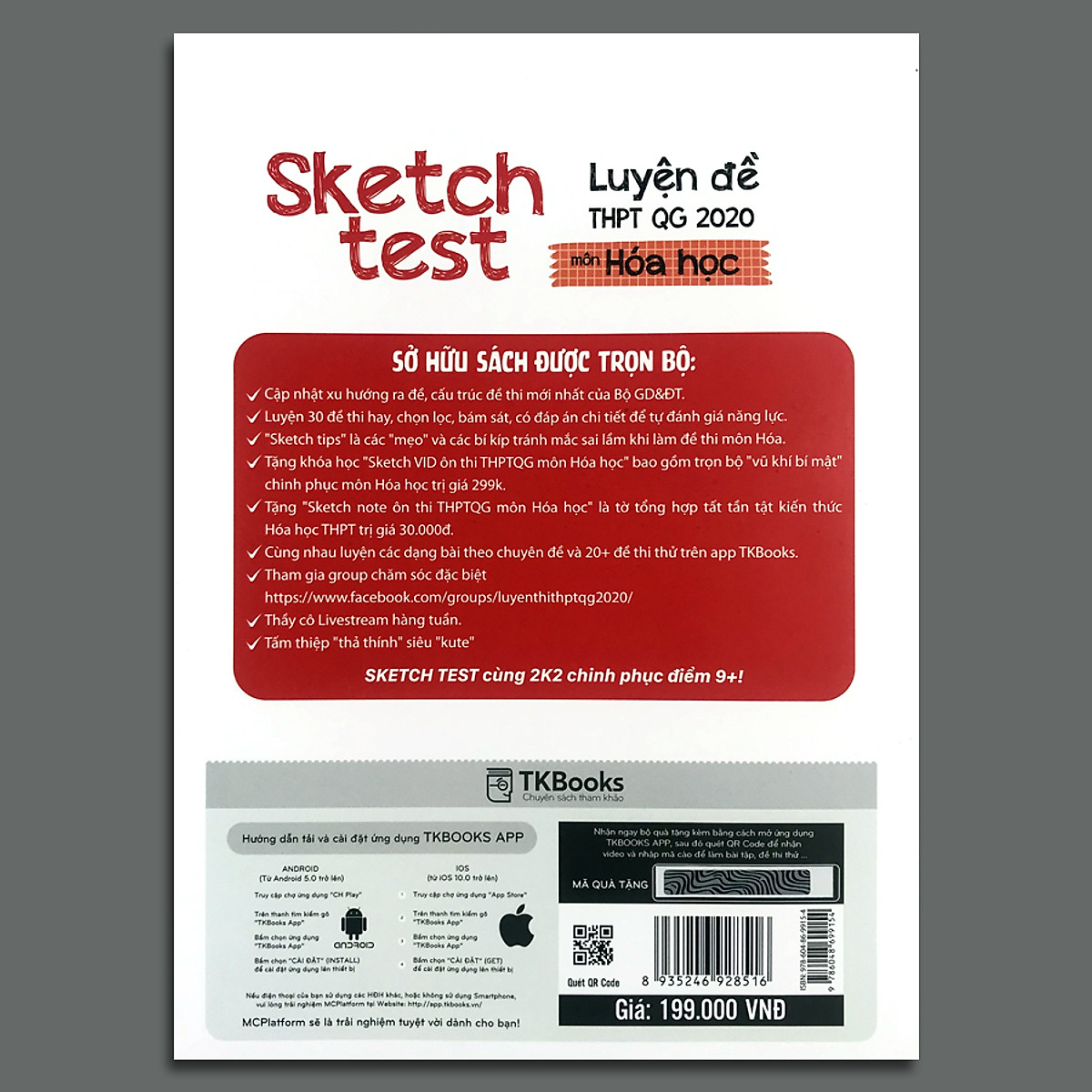 Luyện thi Tổ hợp KHTN: Sketch Test Luyện Đề THPT QG 2020 môn Vật Lí, Hóa học, Sinh học