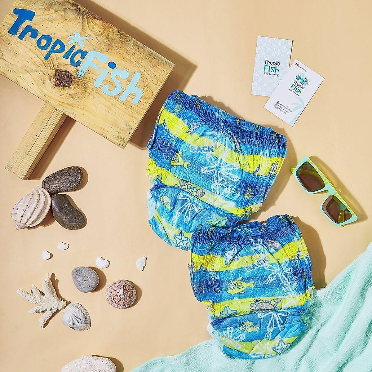 TropicFish Baby Swimdiaper Size S, M, L (6pcs/ Bag) / Tã Quần Bơi Cho Bé TropicFish Size S, M, L (6 miếng/Túi)