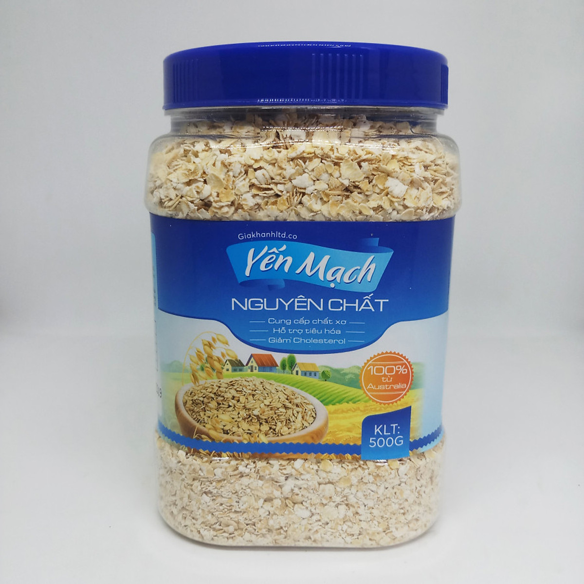 Hũ 500g Yến Mạch Nguyên Chất Ăn Liền Gia Khánh